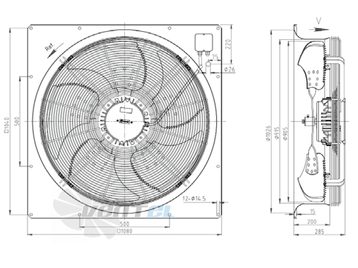KEMAO KEMAO ODS900C-160B5.10D.V-01B 0.75 КВТ - описание, технические характеристики, графики