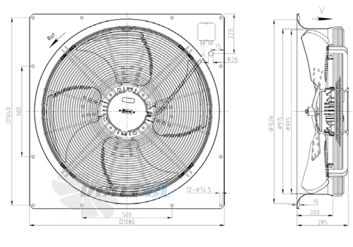 KEMAO KEMAO ODS900C-165B4.6D.V-01B 2.2 КВТ - описание, технические характеристики, графики