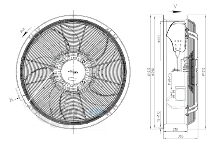 KEMAO KEMAO ODS900C-180B5.6D.V-03B 2.8 КВТ - описание, технические характеристики, графики