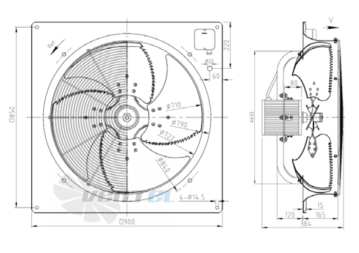 KEMAO KEMAO ODS710C-190B4.6D.V-01 0.75 КВТ - описание, технические характеристики, графики