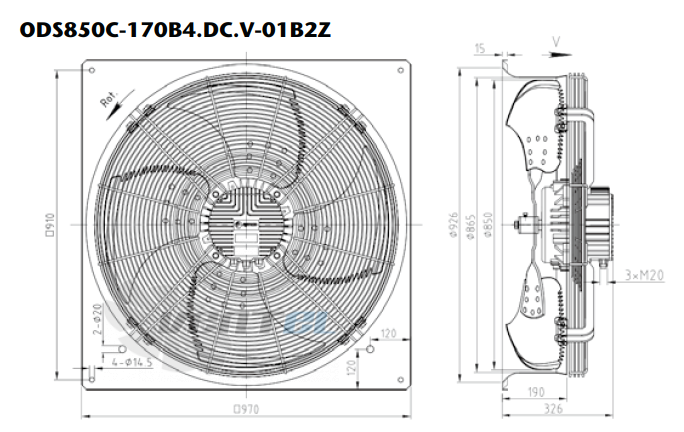 KEMAO KEMAO ODS850C-170B4.DC.V-01B2Z 1.5 КВТ - описание, технические характеристики, графики