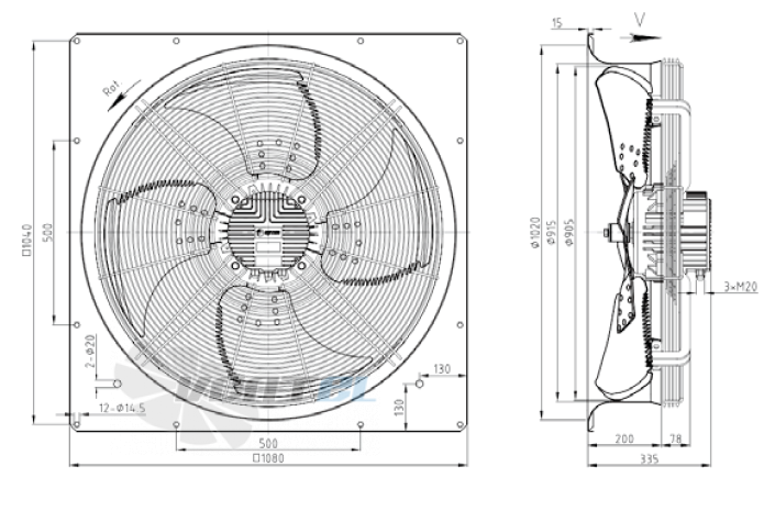 KEMAO KEMAO ODS900C-155B4.DC.V-01BZ 1.8 КВТ - описание, технические характеристики, графики