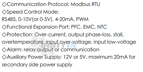 KEMAO KEMAO ODS560C-165B4.EC.V-01B 0.37 КВТ - описание, технические характеристики, графики