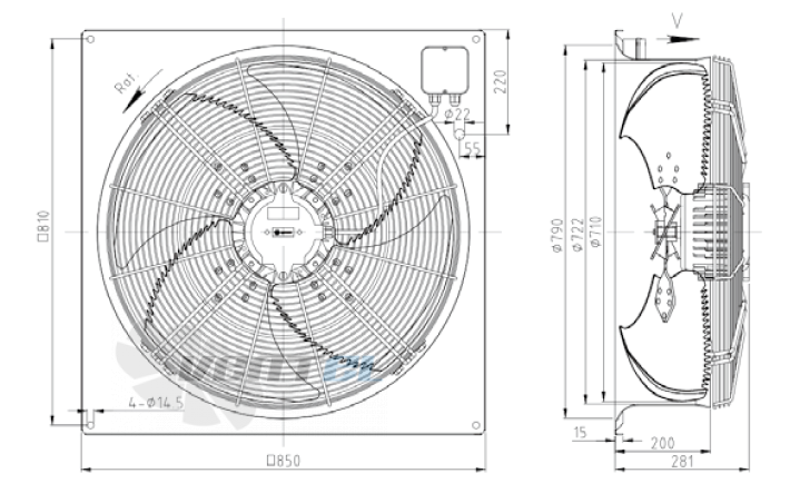 KEMAO KEMAO ODS710C-215B4.EC.V-01B2 0.75 КВТ - описание, технические характеристики, графики