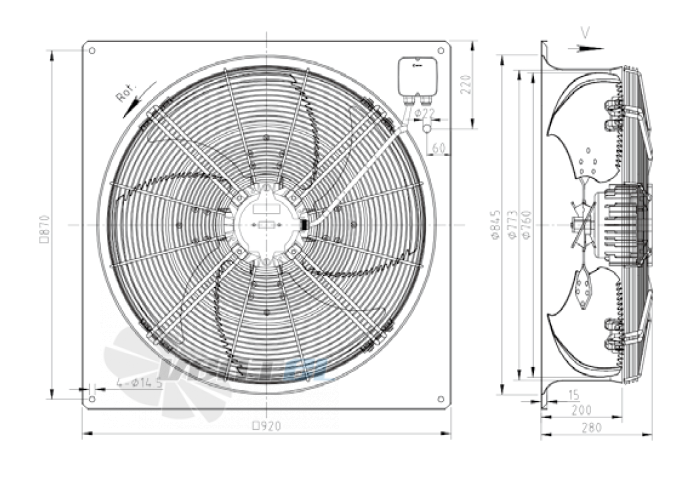 KEMAO KEMAO ODS760C-190B4.EC.V-01B 1.1 КВТ - описание, технические характеристики, графики