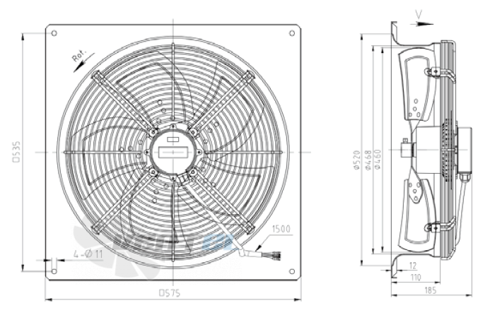 KEMAO KEMAO TFE460-85B5.EC.V-01B 0.37 КВТ - описание, технические характеристики, графики