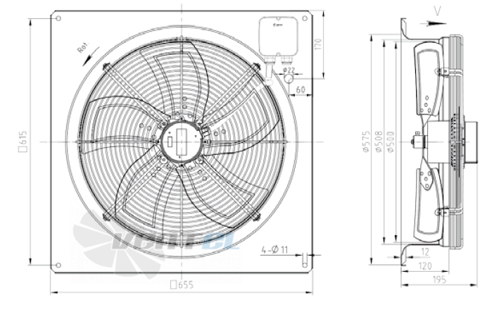 KEMAO KEMAO TFE500-75B5.EC.V-01B 0.37 КВТ - описание, технические характеристики, графики