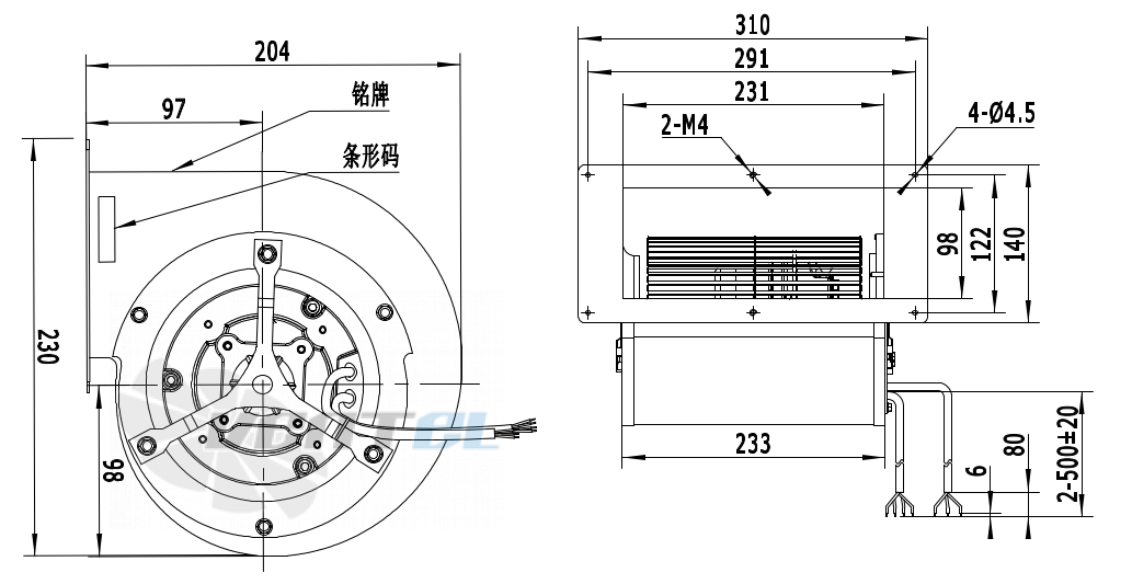 Weiguang WEIGUANG EC072-35E3G01-FD146-190S1-01 - описание, технические характеристики, графики