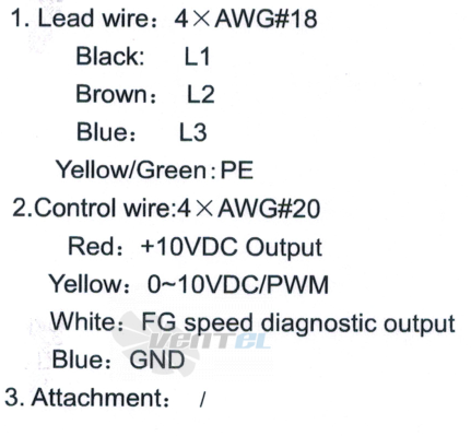 Weiguang WEIGUANG EC137-60D3G01-AS500-85S1-01-G - описание, технические характеристики, графики