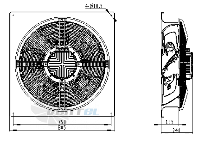 Weiguang WEIGUANG EC180-85D3G01-AS630-135A1-01-B1 - описание, технические характеристики, графики