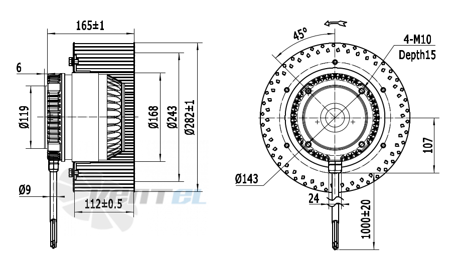 Weiguang WEIGUANG LXFF4D280-112-M168-50-AA05 - описание, технические характеристики, графики