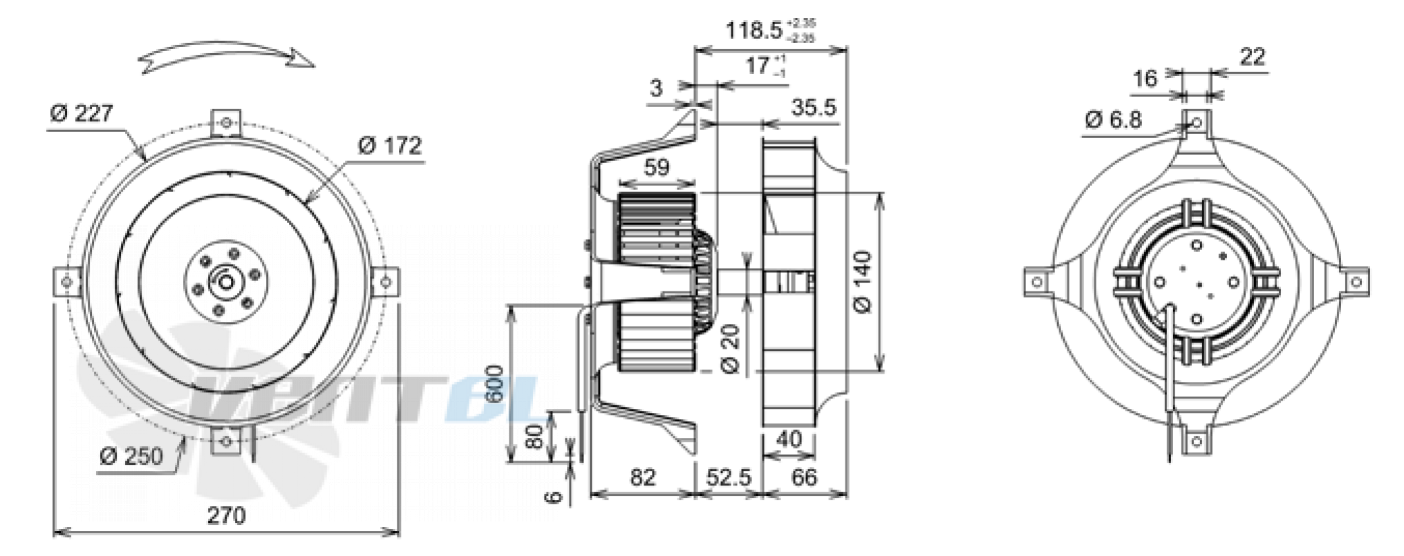 Ecofit ECOFIT Z23-06 2DTRT45 225*40R - описание, технические характеристики, графики