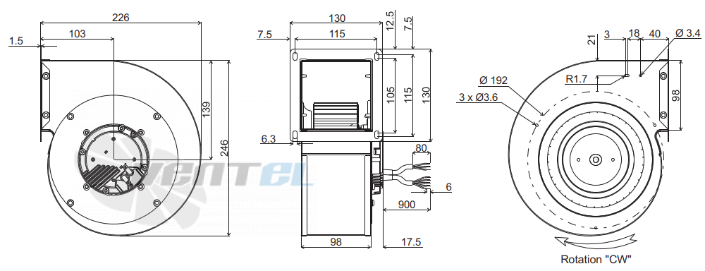 Ecofit ECOFIT GREG9 160*62R K39-A7 - описание, технические характеристики, графики