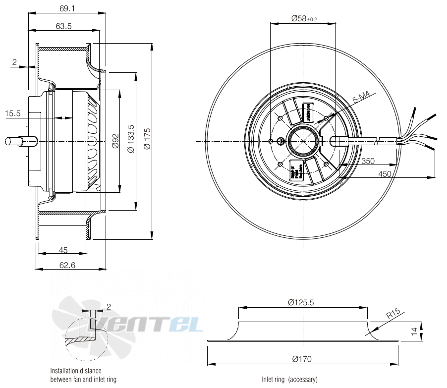 Jasonfan JASONFAN C2D-175.45C - описание, технические характеристики, графики