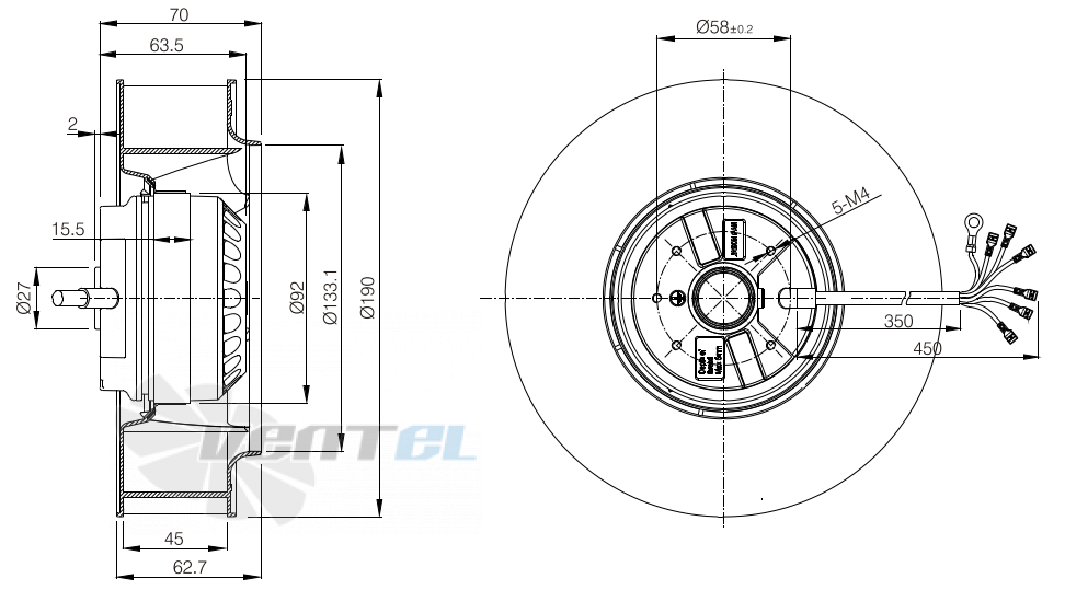 Jasonfan JASONFAN C2E-190.45TS - описание, технические характеристики, графики