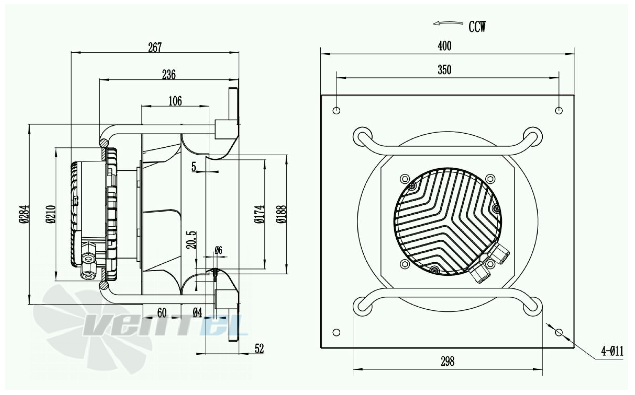 Weiguang WEIGUANG EC137-40E3G01-B280-60A1-01-Z - описание, технические характеристики, графики