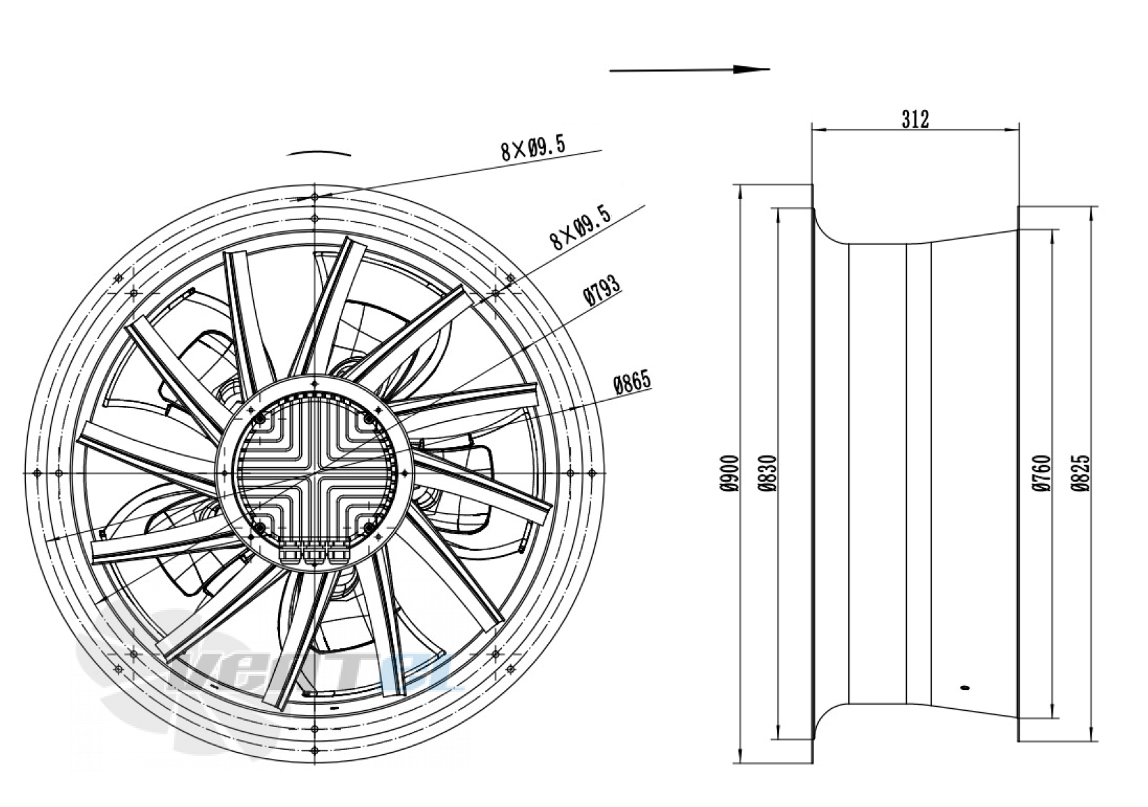 Weiguang WEIGUANG EC180-85D3G01-AS710-105A1-01-RL - описание, технические характеристики, графики