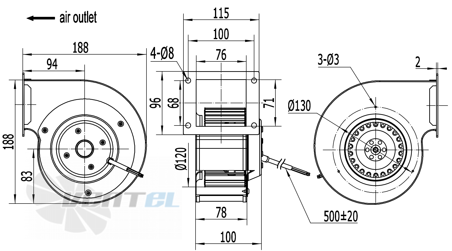 Weiguang WEIGUANG LXFFG2E120-60-M92-15-AA01 - описание, технические характеристики, графики