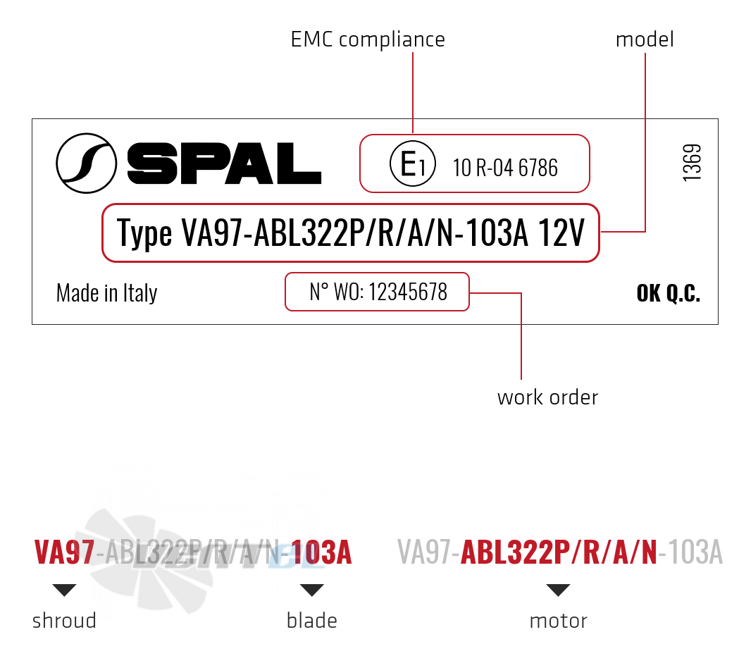 Spal (Италия) SPAL VA97-BBL339P/R/A/N-103A - описание, технические характеристики, графики