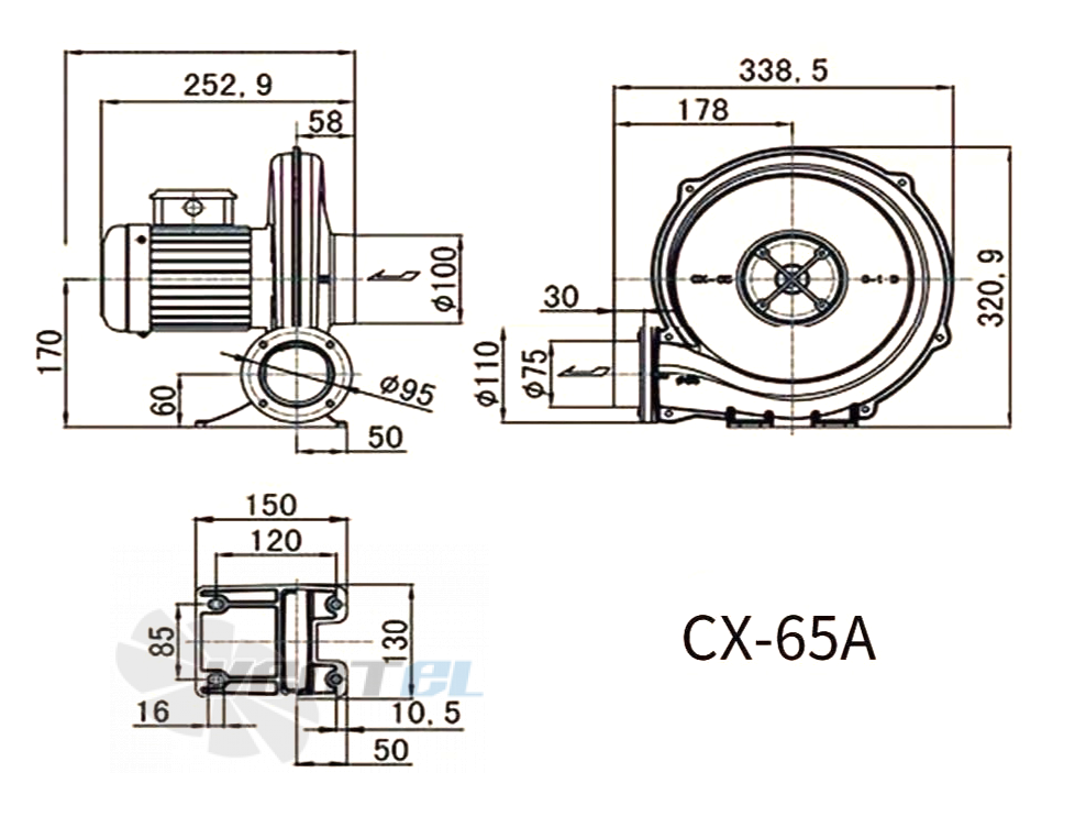 Manvac MANVAC CX-65A - описание, технические характеристики, графики