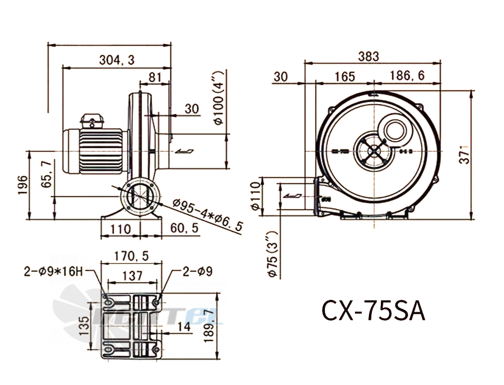 Manvac MANVAC CX-75SA - описание, технические характеристики, графики