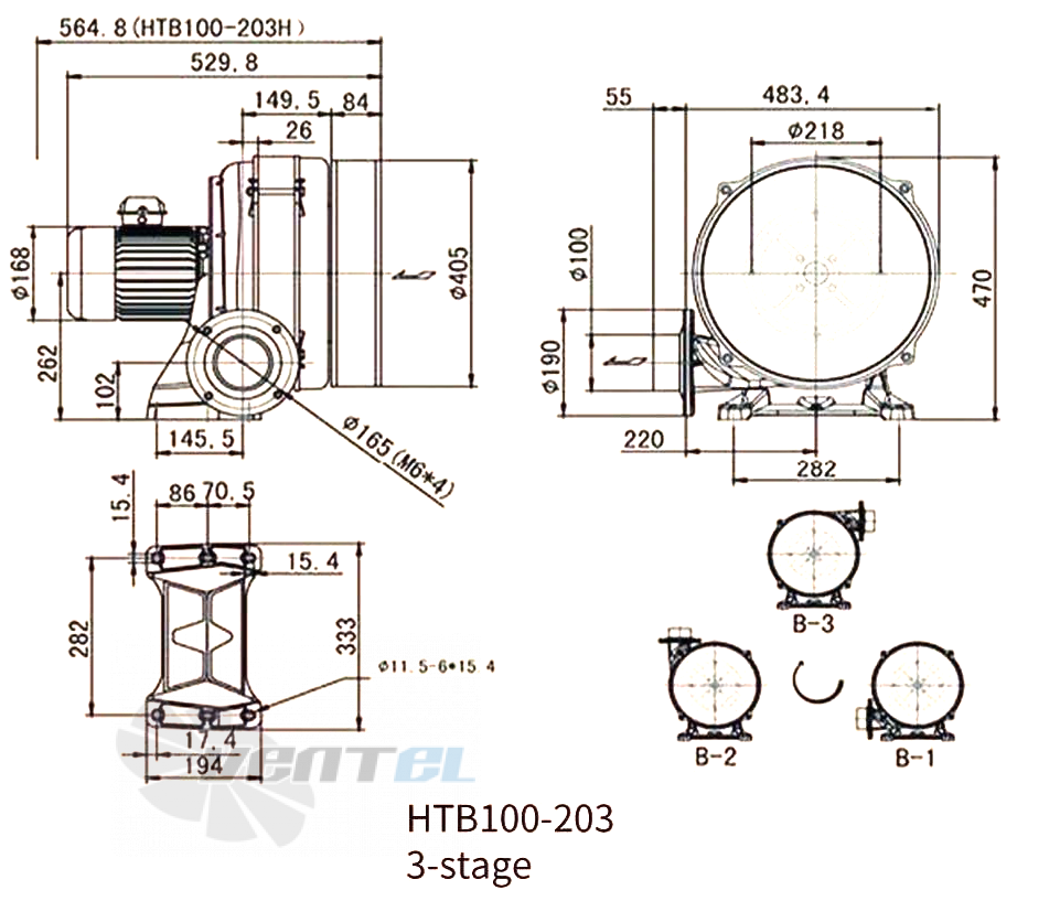 Manvac MANVAC HTB100-203 - описание, технические характеристики, графики