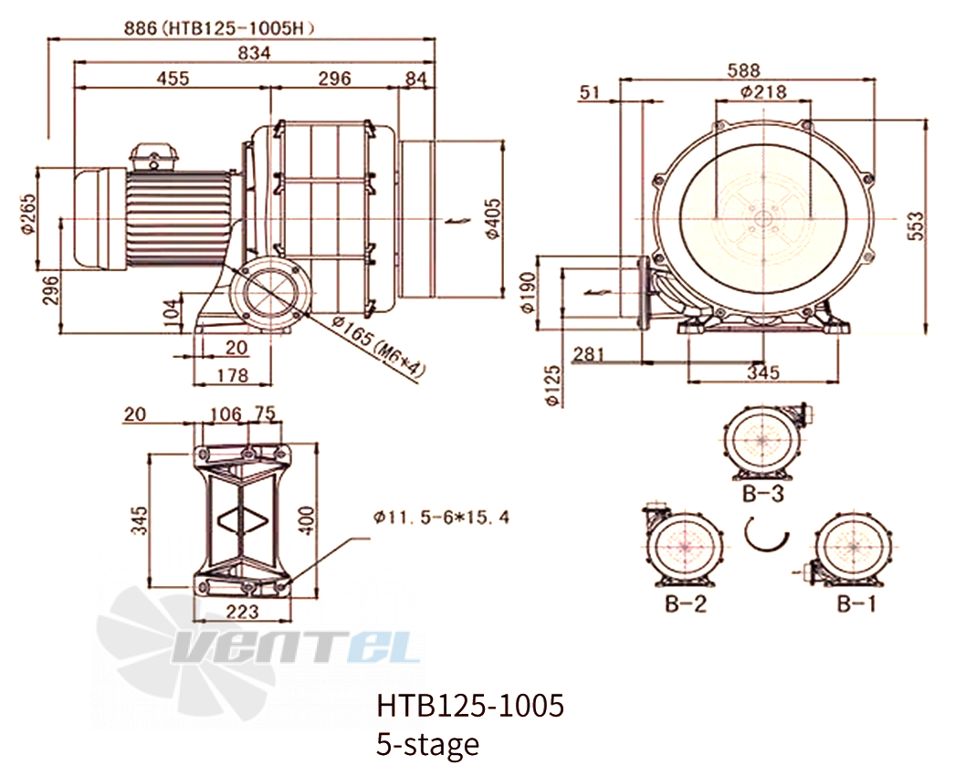 Manvac MANVAC HTB125-1005 - описание, технические характеристики, графики