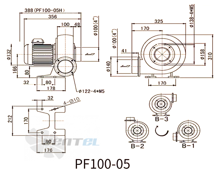 Manvac MANVAC PF100-05 - описание, технические характеристики, графики