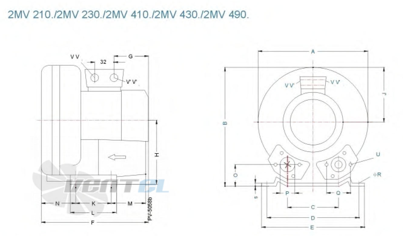 Manvac MANVAC 2MV 210 A11 - описание, технические характеристики, графики