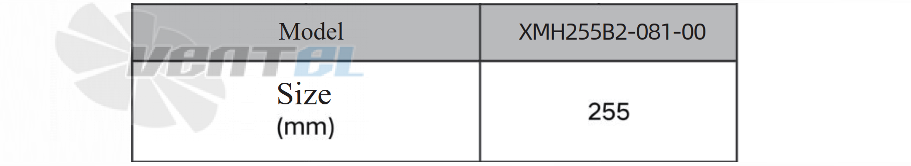 Krubo KRUBO XMH255B2-081-00 0.75 КВТ - описание, технические характеристики, графики