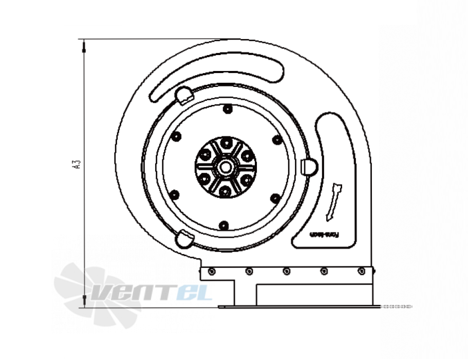 Krubo KRUBO XMH255B2-081-00 0.75 КВТ - описание, технические характеристики, графики