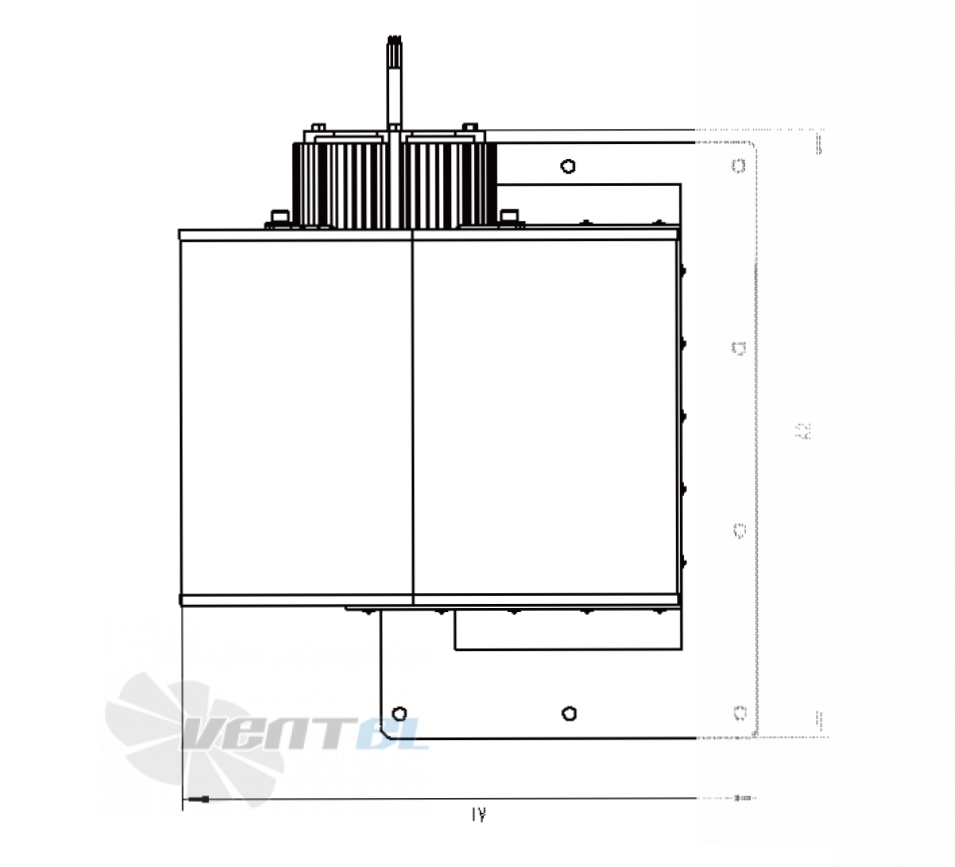 Krubo KRUBO XMH255B2-081-00 0.75 КВТ - описание, технические характеристики, графики