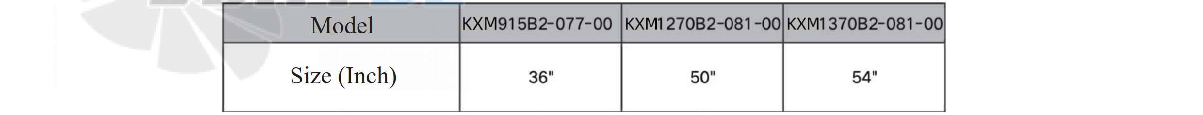 Krubo KRUBO KXM1370B2-081-00 - описание, технические характеристики, графики