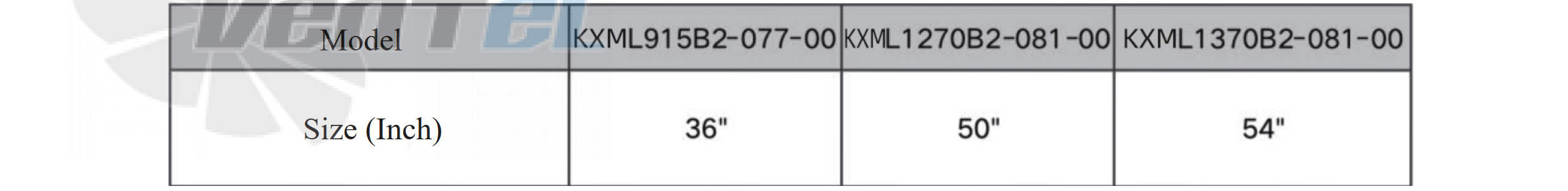 Krubo KRUBO KXML915B2-077-00 - описание, технические характеристики, графики