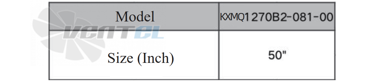 Krubo KRUBO KXMQ1270B2-081-00 - описание, технические характеристики, графики