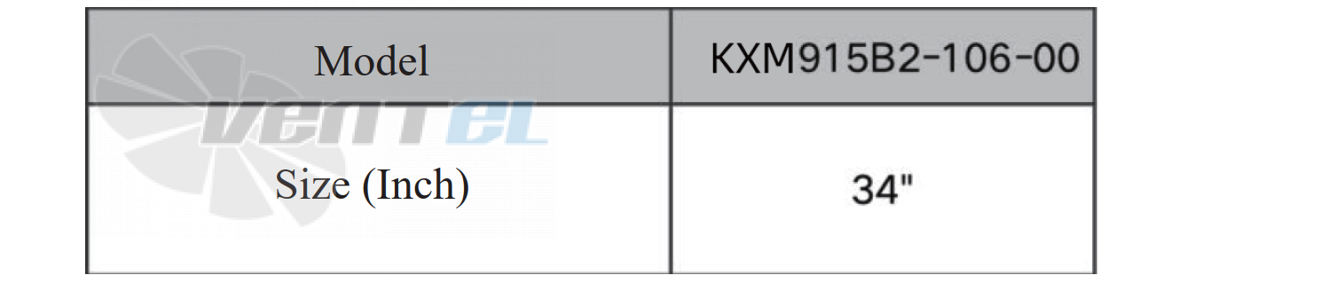 Krubo KRUBO KXM915B2-106-00 - описание, технические характеристики, графики