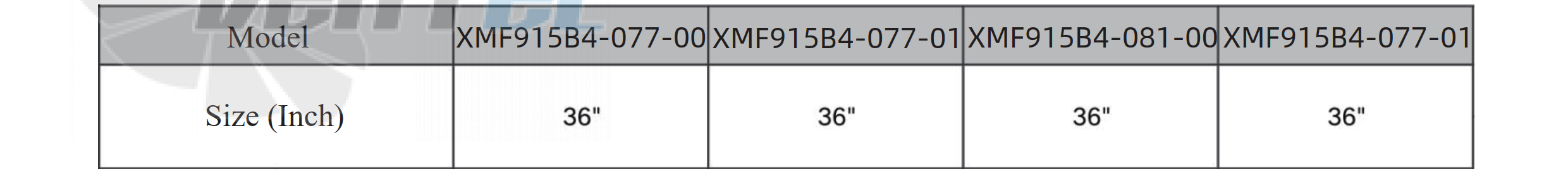 Krubo KRUBO XMF915B4-077-00 - описание, технические характеристики, графики
