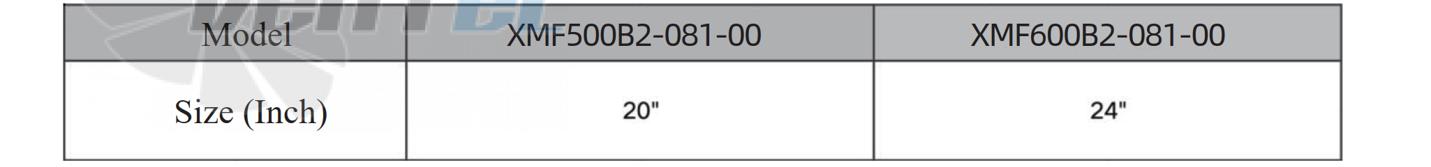 Krubo KRUBO XMF500B2-081-00 0.55 КВТ - описание, технические характеристики, графики