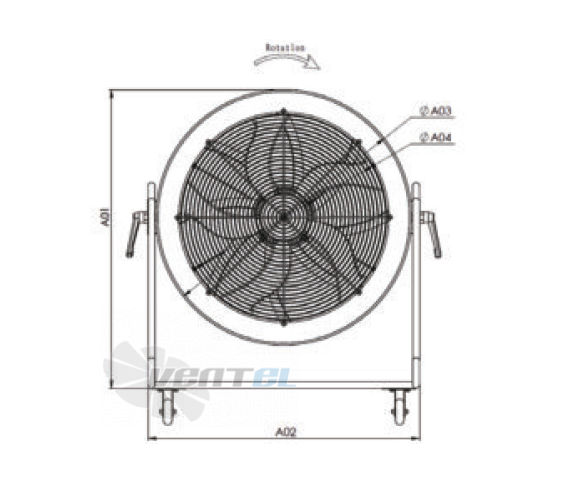 Krubo KRUBO XMF600B2-081-00 0.75 КВТ - описание, технические характеристики, графики