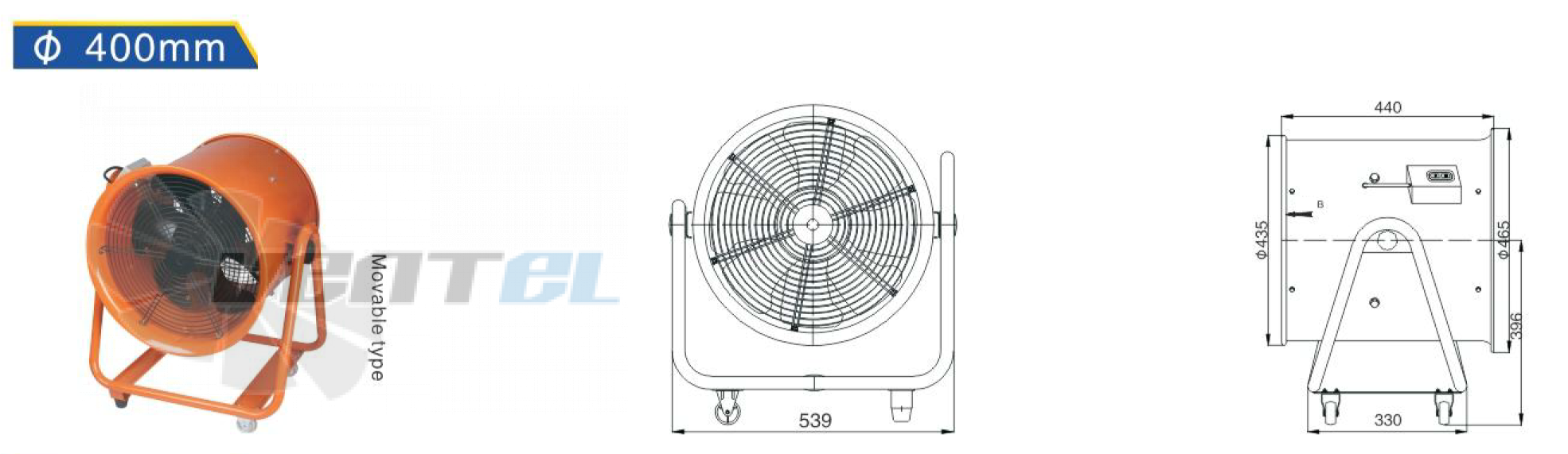 Hangda HANGDA YWF2E-400-PORTABLE - описание, технические характеристики, графики