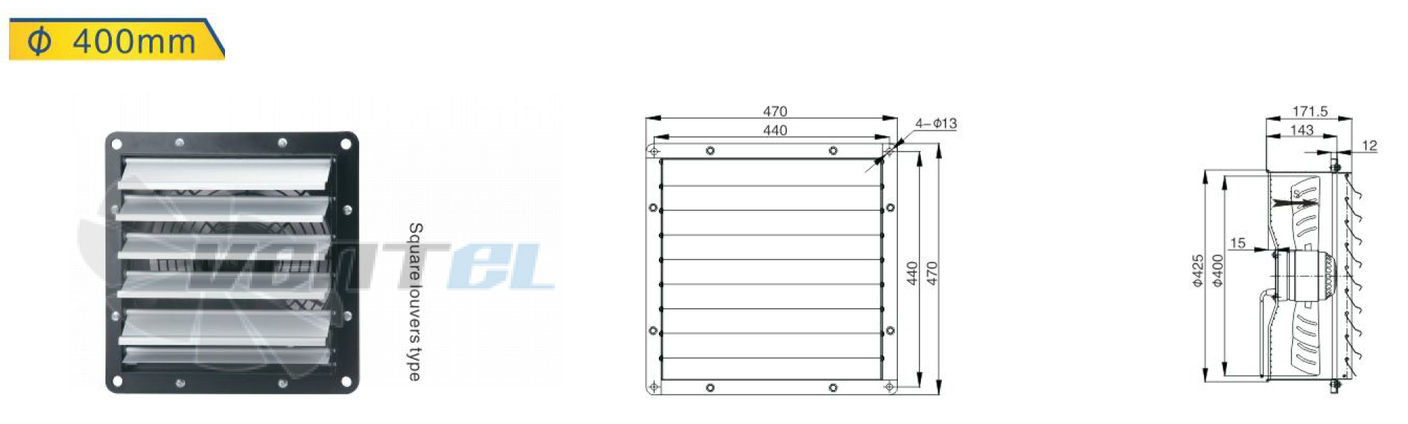 Hangda HANGDA YWF4D-400 - описание, технические характеристики, графики