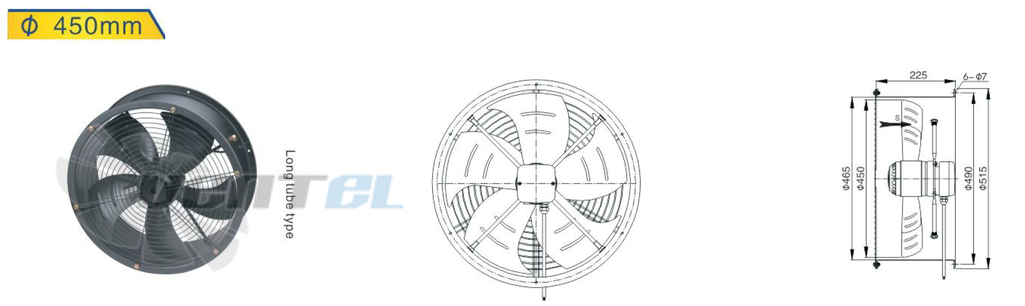 Hangda HANGDA YWF4D-450 - описание, технические характеристики, графики