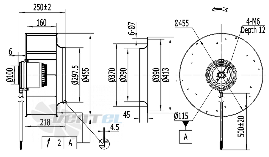 Weiguang WEIGUANG LXFB4E450-160-M137-70-AA06 - описание, технические характеристики, графики