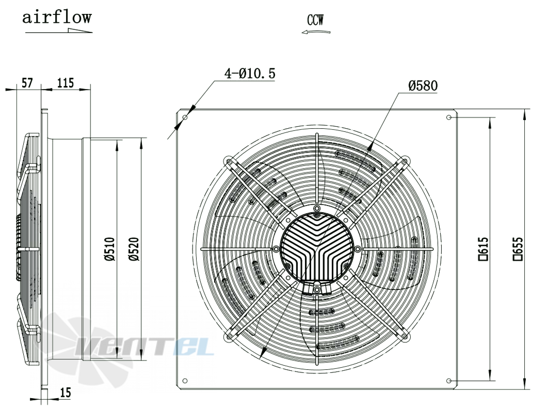 Weiguang WEIGUANG EC137/40E3G01-AB500/85S1-01-B0 - описание, технические характеристики, графики