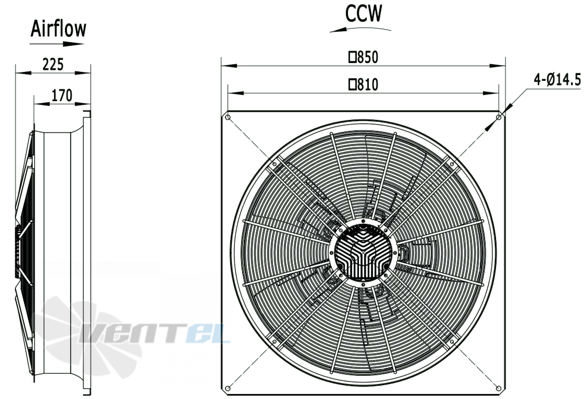 Weiguang WEIGUANG EC137/60D3G01-AB710/92P1-01-B1 - описание, технические характеристики, графики