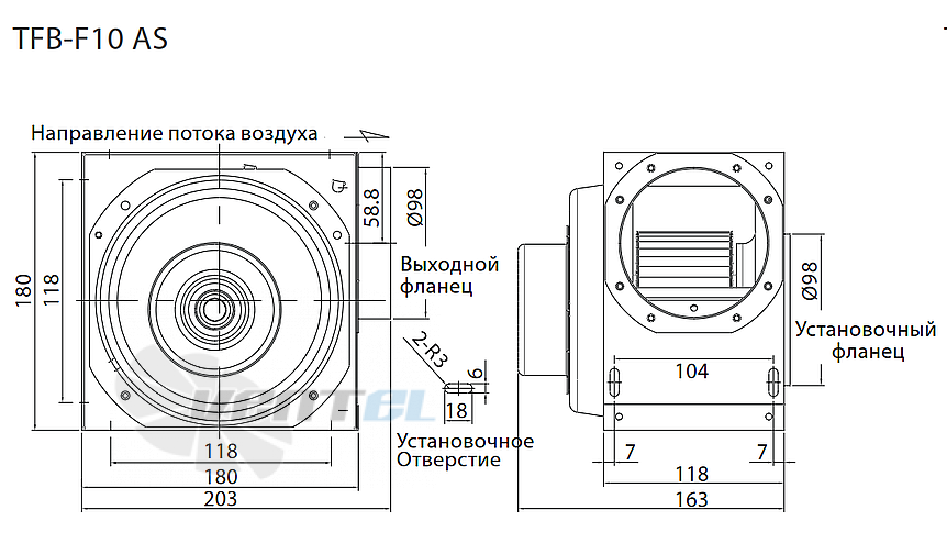 Fanzic FANZIC TFB-F10 AS - описание, технические характеристики, графики