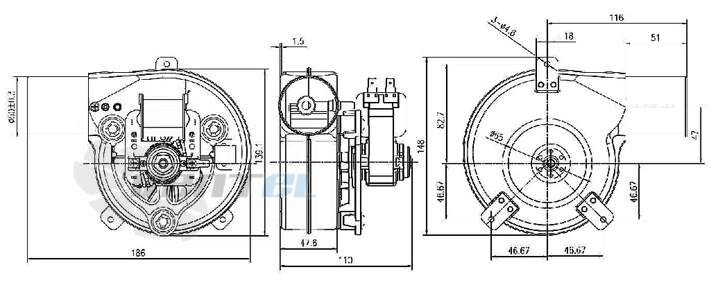 Amec AMEC FL097034Y-18 - описание, технические характеристики, графики