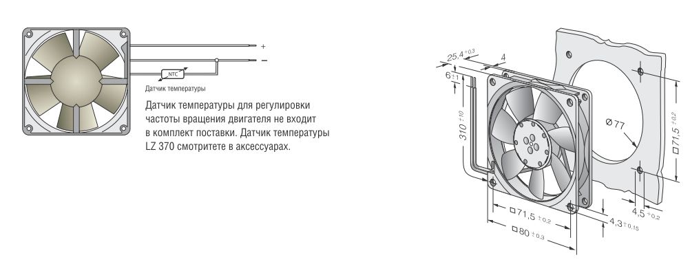 Ebmpapst 8412NGLV - описание, технические характеристики, графики