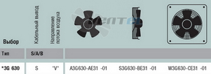 Ebmpapst A3G630-AE31-01 - описание, технические характеристики, графики