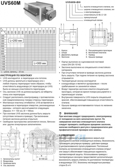  UVS60M-200/200 - описание, технические характеристики, графики